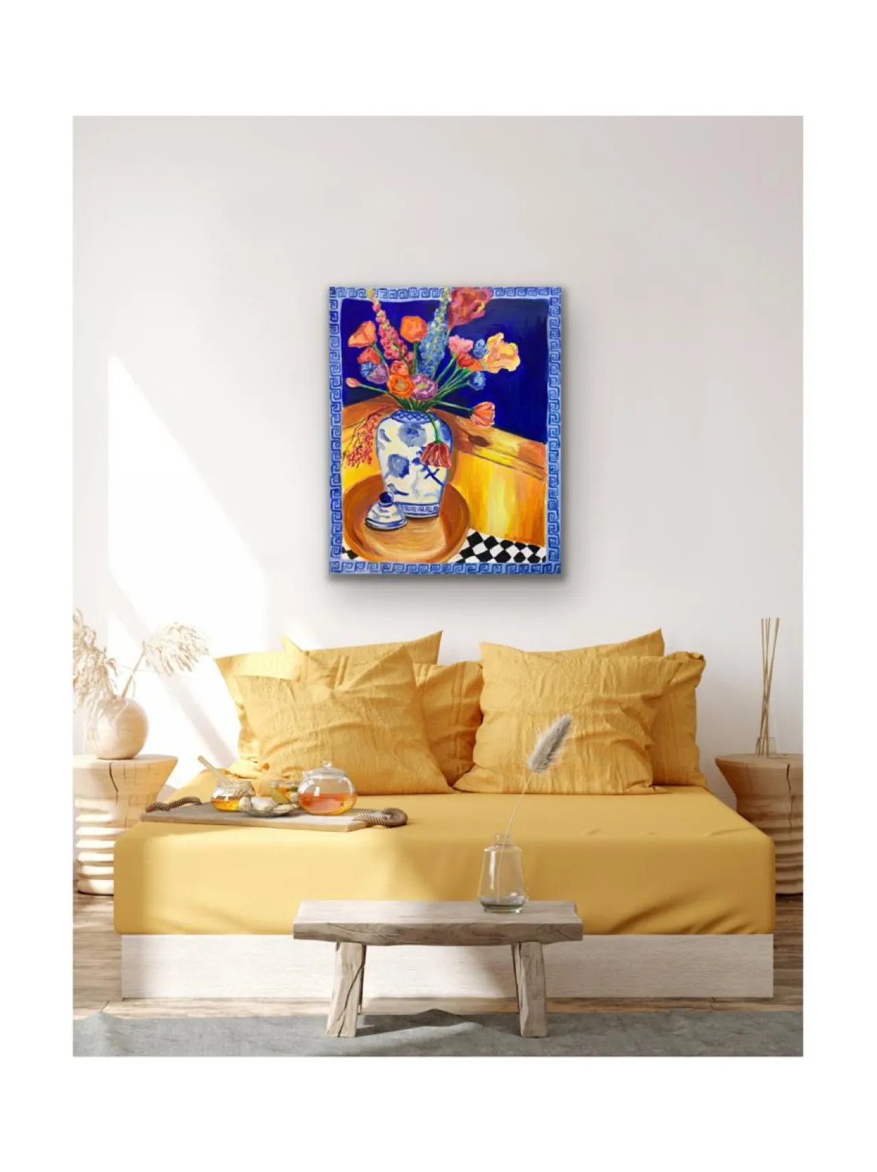 Pia Rydman Art Love Unbroken, akryylimaalaus 73x60 cm, Pia Rydman^ Taulut & Julisteet