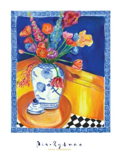 Pia Rydman Art Love Unbroken, akryylimaalaus 73x60 cm, Pia Rydman^ Taulut & Julisteet