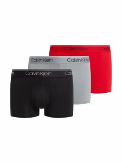 Alusasut<Calvin Klein Underwear Low Rise -bokserit 3-pack 8Z8 BLACK, CONVOY, RED GALA