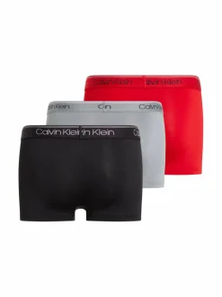 Alusasut<Calvin Klein Underwear Low Rise -bokserit 3-pack 8Z8 BLACK, CONVOY, RED GALA