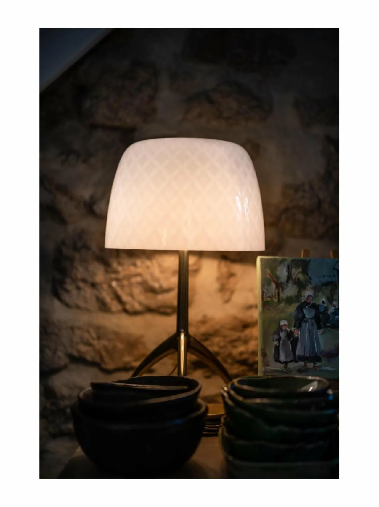 Foscarini Lumiere-himmennettävä pöytävalaisin^ Pöytävalaisimet