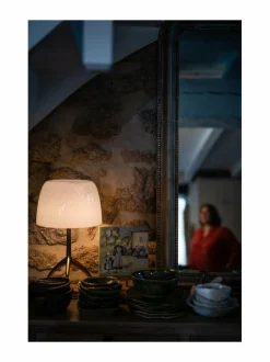 Foscarini Lumiere-himmennettävä pöytävalaisin^ Pöytävalaisimet