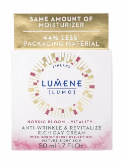 Kasvojenhoito<Lumene LUMO Vitality Anti-Wrinkle & Revitalize Rich Day Cream -päivävoide, 50ml
