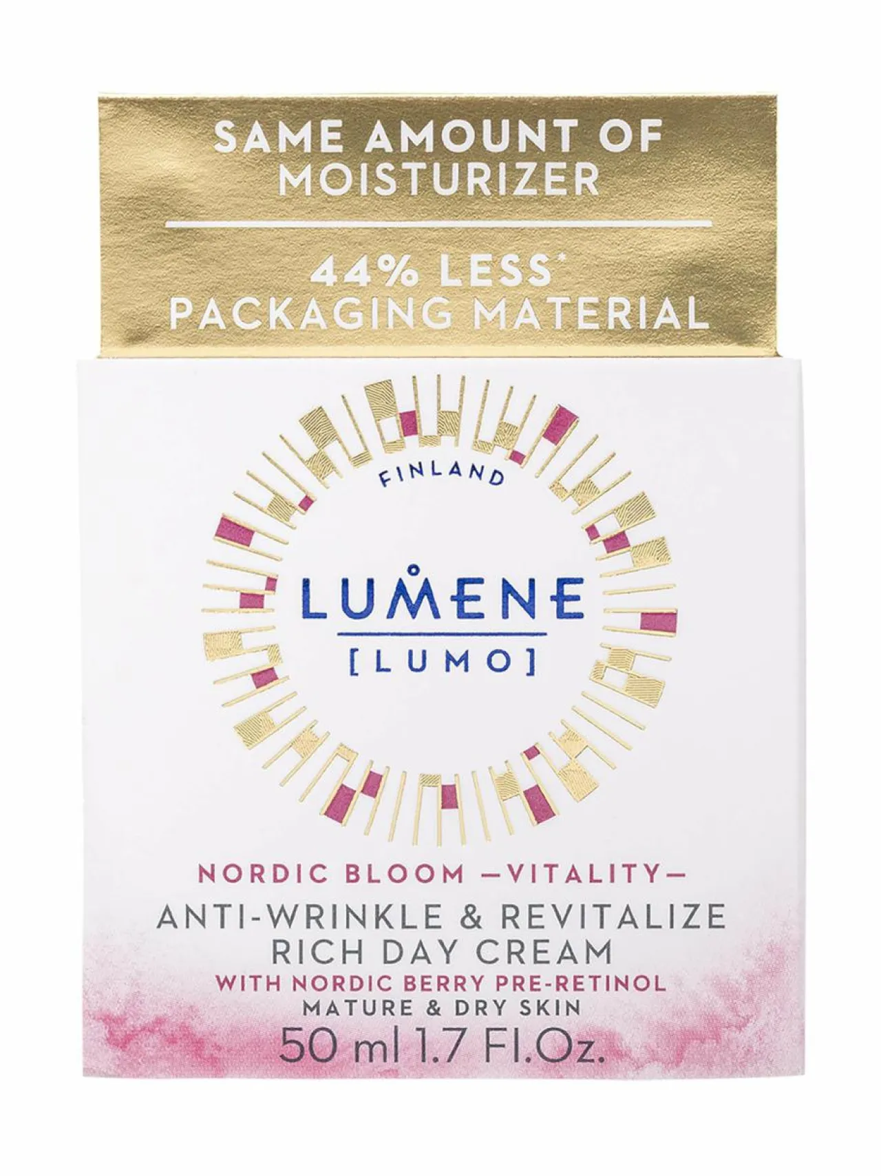 Kasvojenhoito<Lumene LUMO Vitality Anti-Wrinkle & Revitalize Rich Day Cream -päivävoide, 50ml