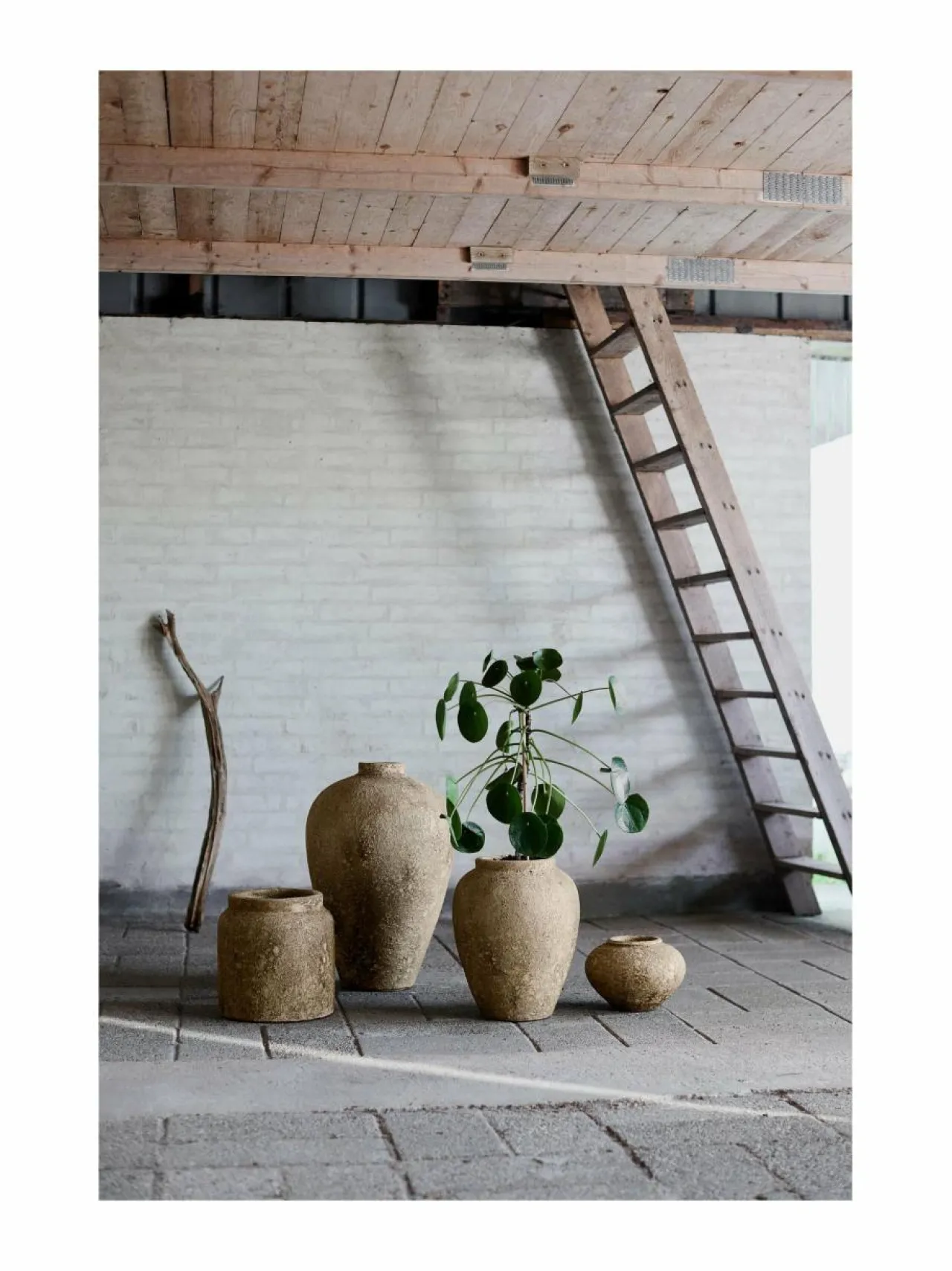 Koriste-Esineet<Muubs Luna 38 -maljakko BEIGE