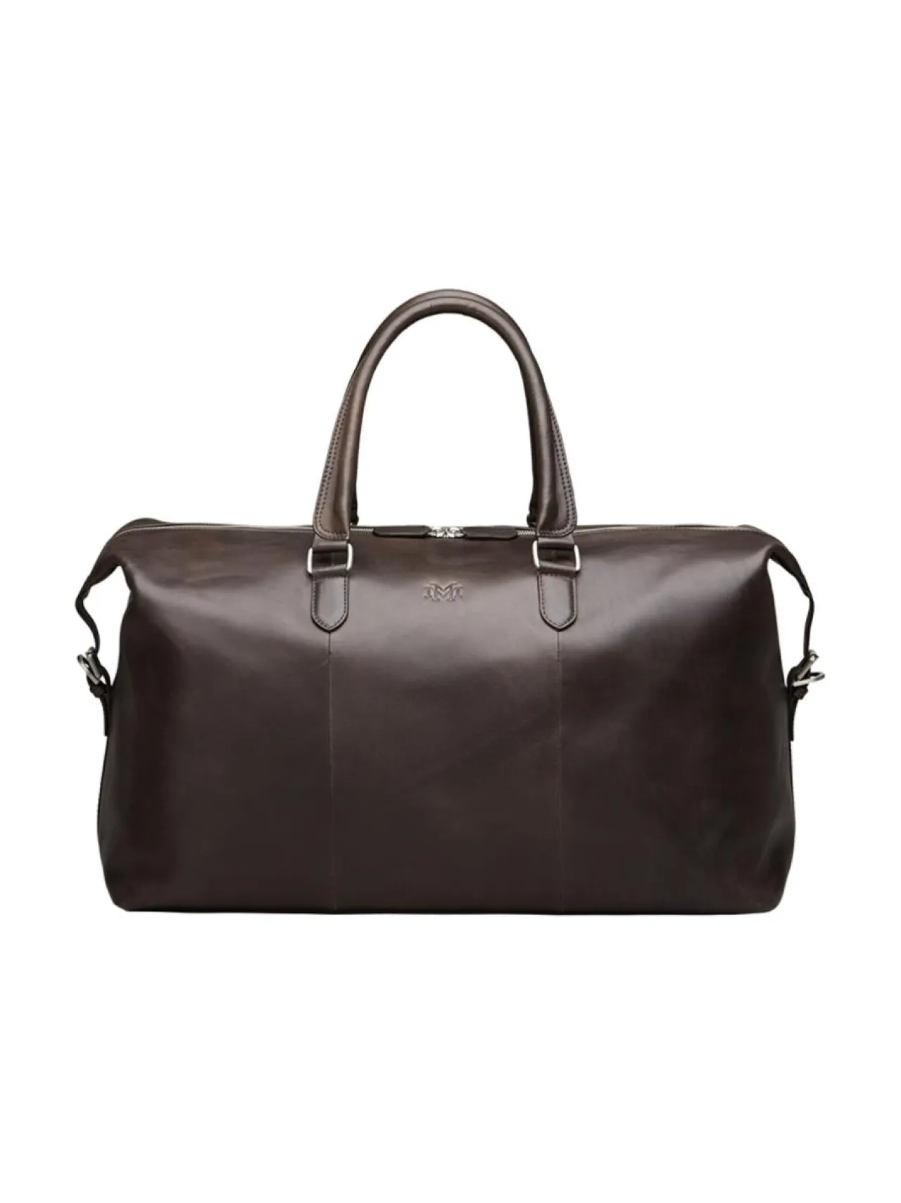 Laukut<MMV Bags Luton Weekender -nahkalaukku CHOCOLATE (TUMMANRUSKEA)