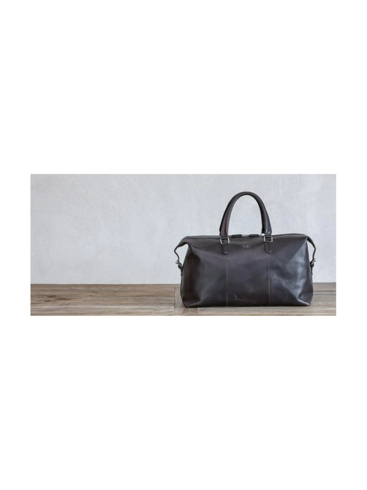 Laukut<MMV Bags Luton Weekender -nahkalaukku CHOCOLATE (TUMMANRUSKEA)
