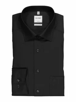 Paidat<Olymp Luxor Comfort Fit -kauluspaita 68 BLACK