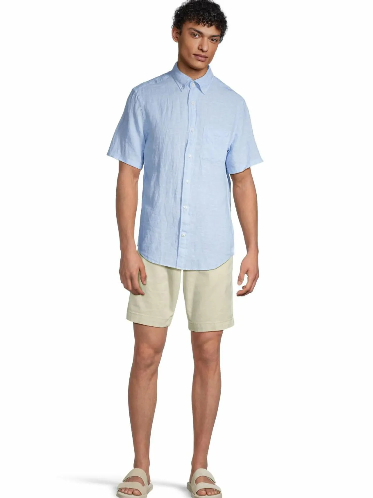 GANT Lyhythihainen regular fit -pellavapaita^ Paidat