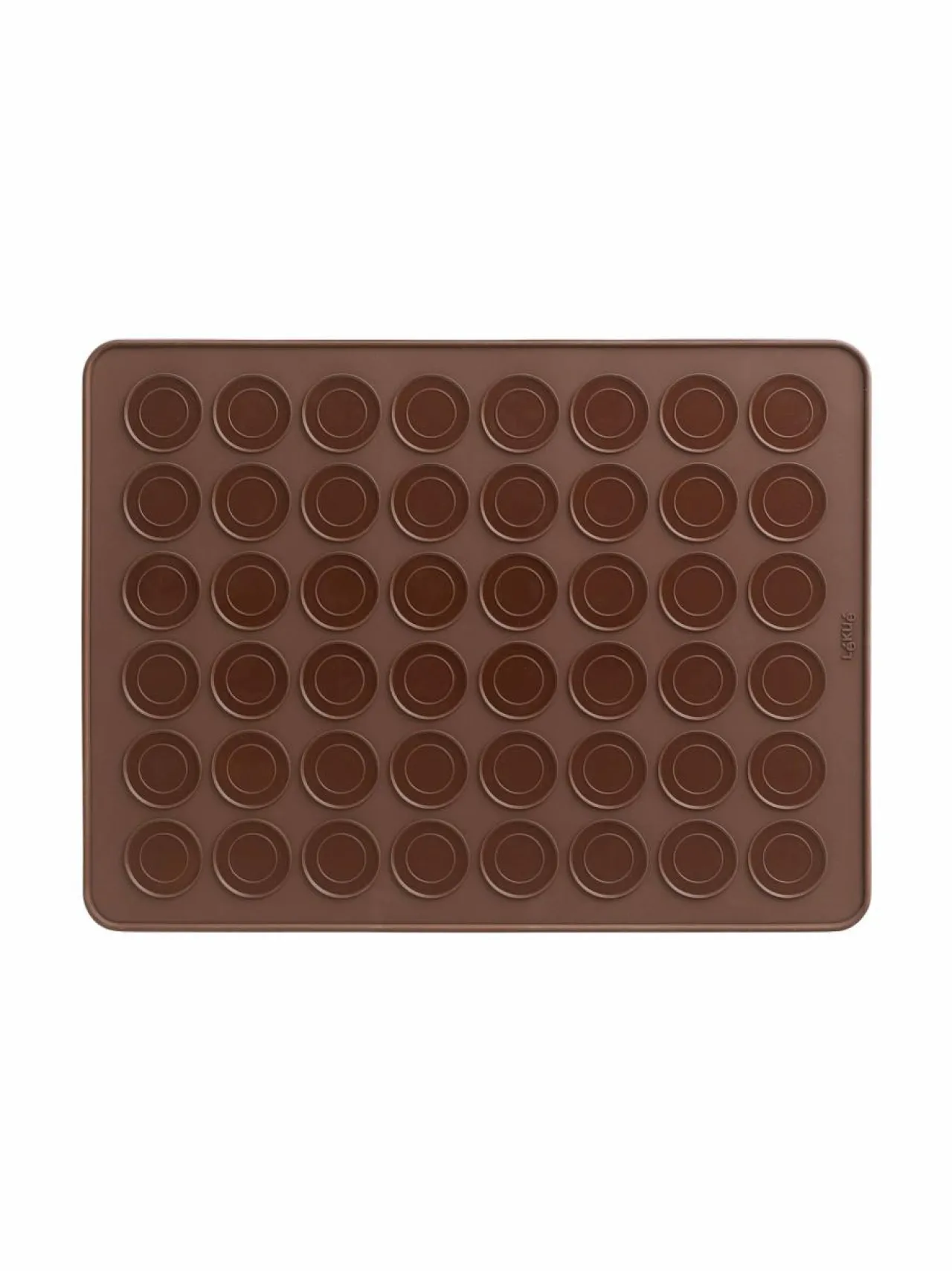 Leivonta<Lékué Macaron-leivontamatto 40 cm BROWN
