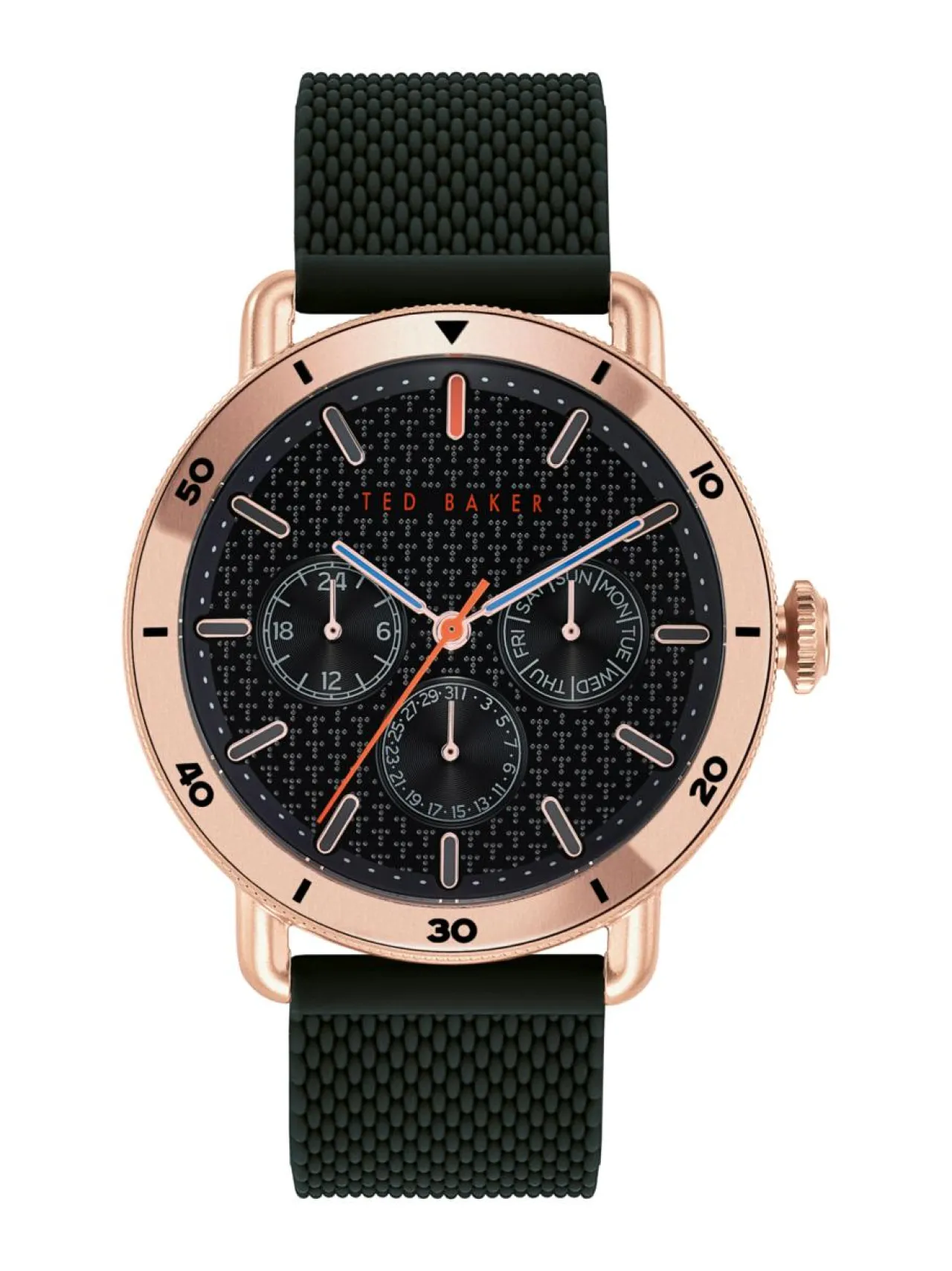 Kellot<TED BAKER Watches MAGARIT 46MM -RANNEKELLO, SILIKONI RANNEKE