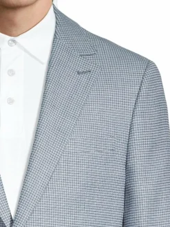 Bleiserit<Matinique Mageorge Small Check -bleiseri 184218 BLUE FUSION