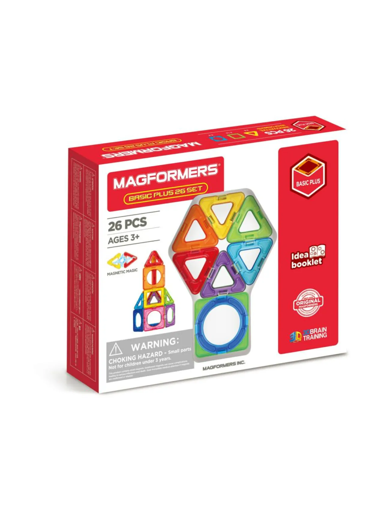 Rakennussarjat<MAGFORMERS Rakennussetti Basic Plus, 26 kpl