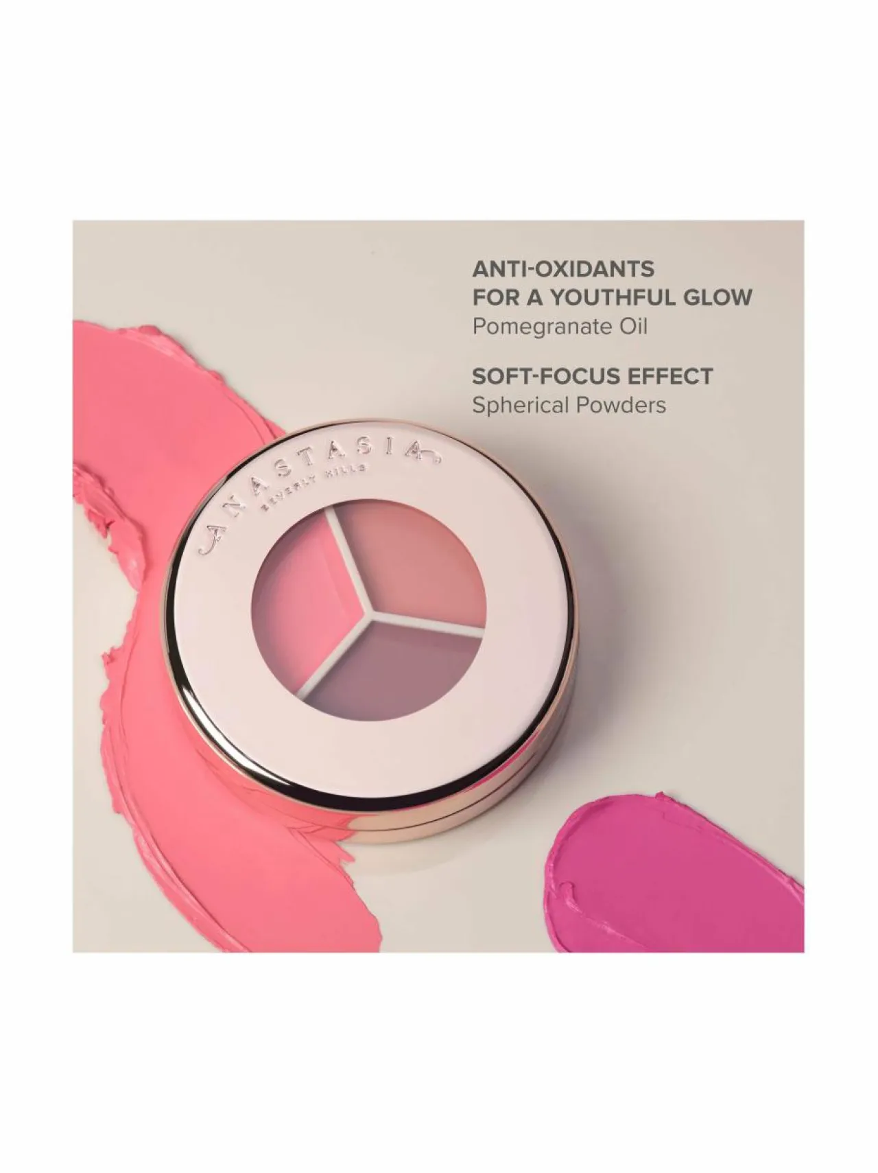 Anastasia Magic Touch Blush Trio -voidemainen poskipuna^ Kasvot