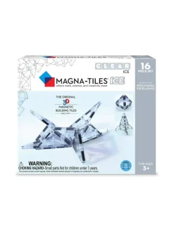 Rakennussarjat<MAGNA-TILES magneettinen rakennussarja Jää 16 osaa