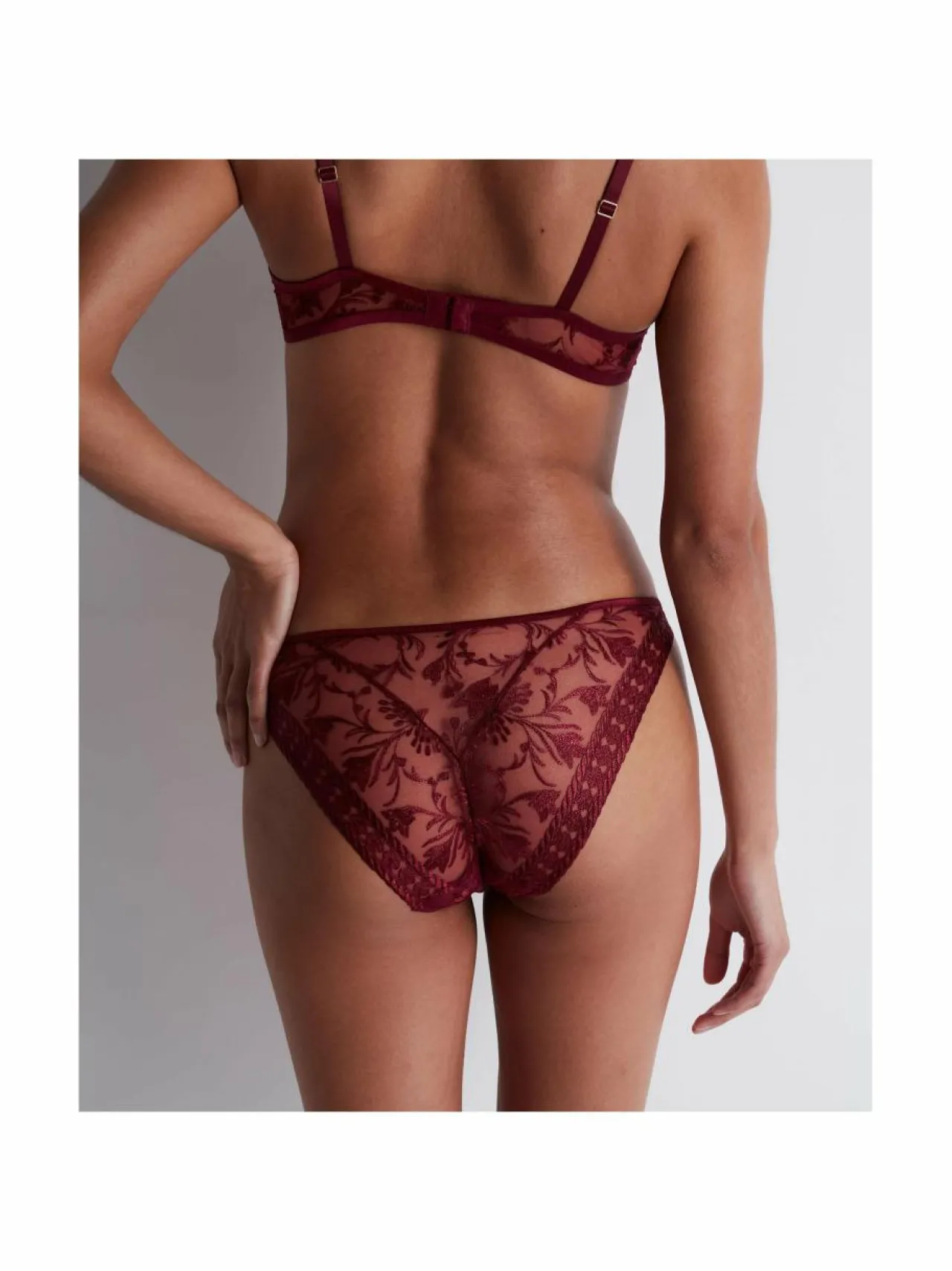 Alusvaatteet & -Asut<Aubade Magnetic Spell Italian Brief -alushousut GRIMSON RED