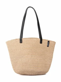 Shopperit<Mifuko Majani Shopper Basket M -olkalaukku NATURAL BROWN