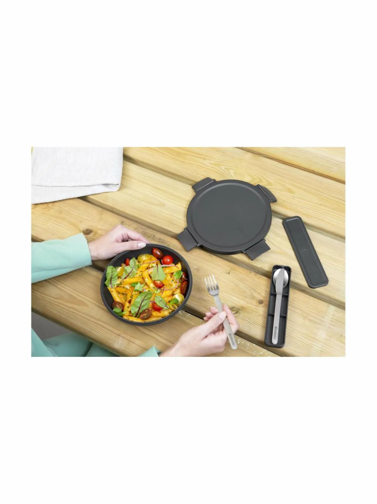 Brabantia Make & Take -aterinsetti, 3 osaa^ Tarjoiluastiat