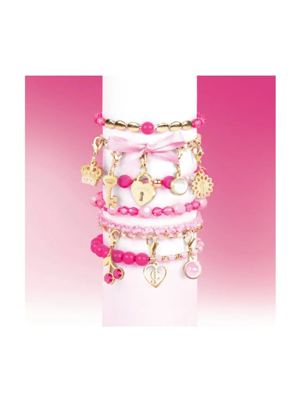 Luovuus & Oppiminen<JUICY COUTURE MAKE IT REAL Korusetti "Täydellisen vaaleanpunainen"