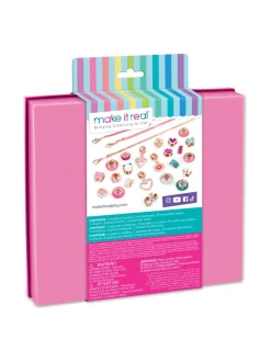 Luovuus & Oppiminen<MAKE IT REAL Think pink -rannekorujen valmistussetti