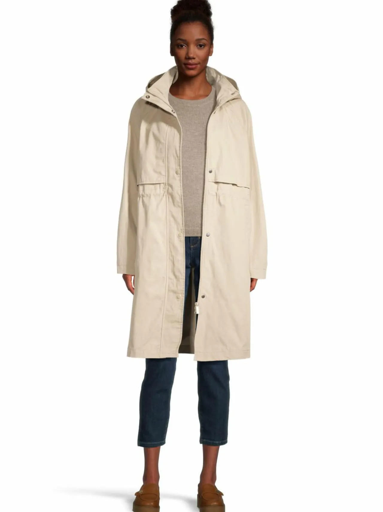 Takit<NOOM Malla-parkatakki BEIGE