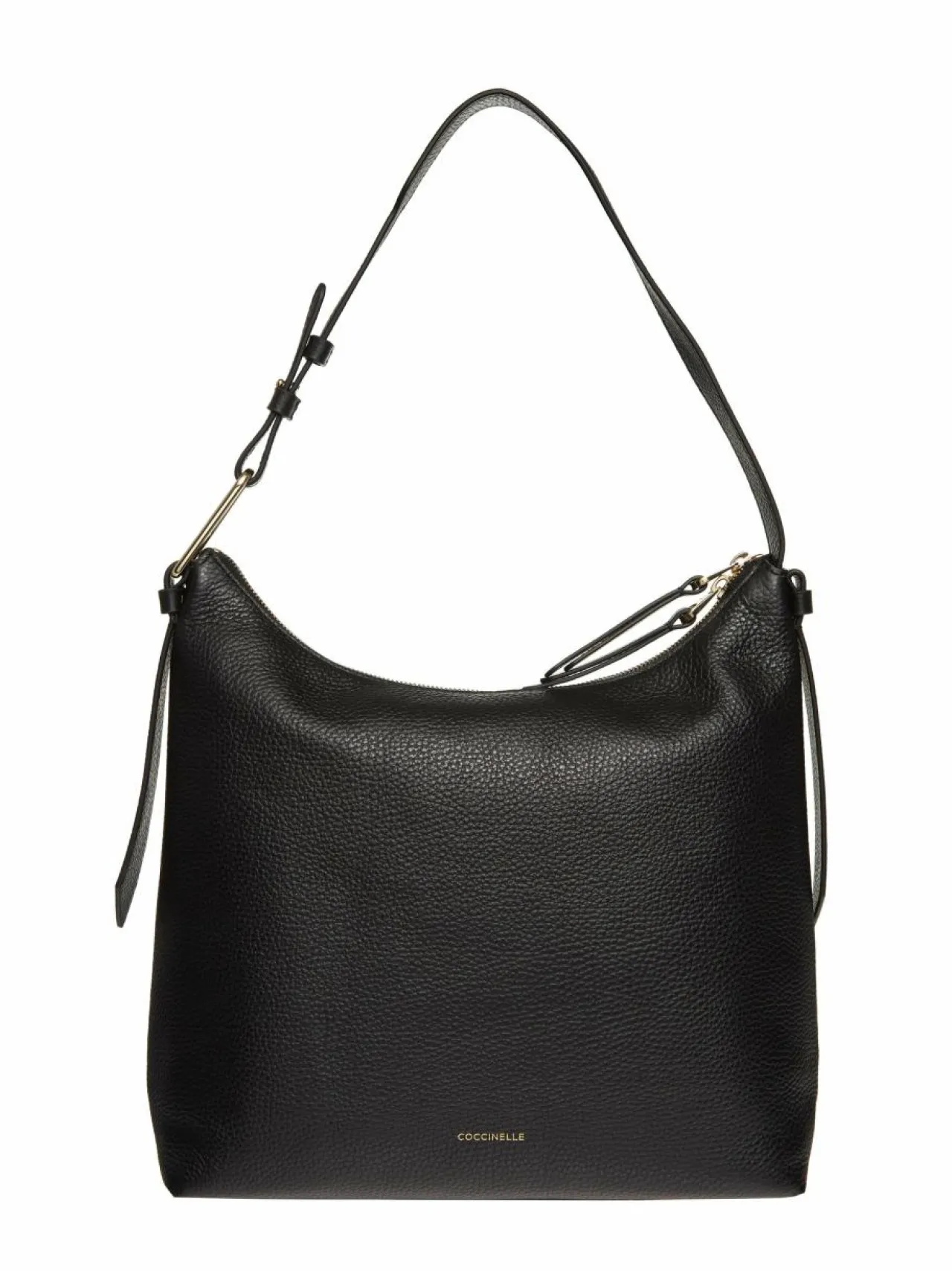 Olkalaukut<Coccinelle Malory Hobo Bag M -nahkalukku 001 NOIR