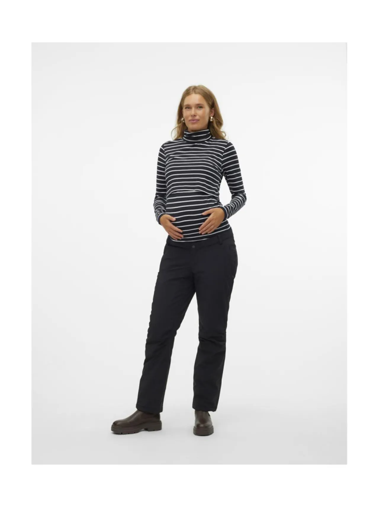 Mamalicious Mlbella Padded Pant toppahousut^ Äitiysvaatteet