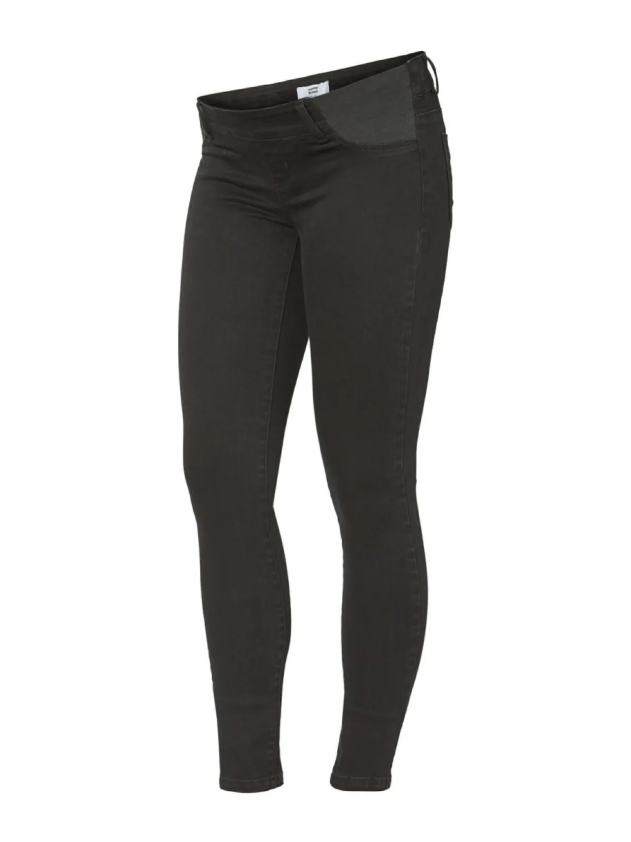 Mamalicious Mllola Slim Black Jeans odotushousut^ Äitiysvaatteet