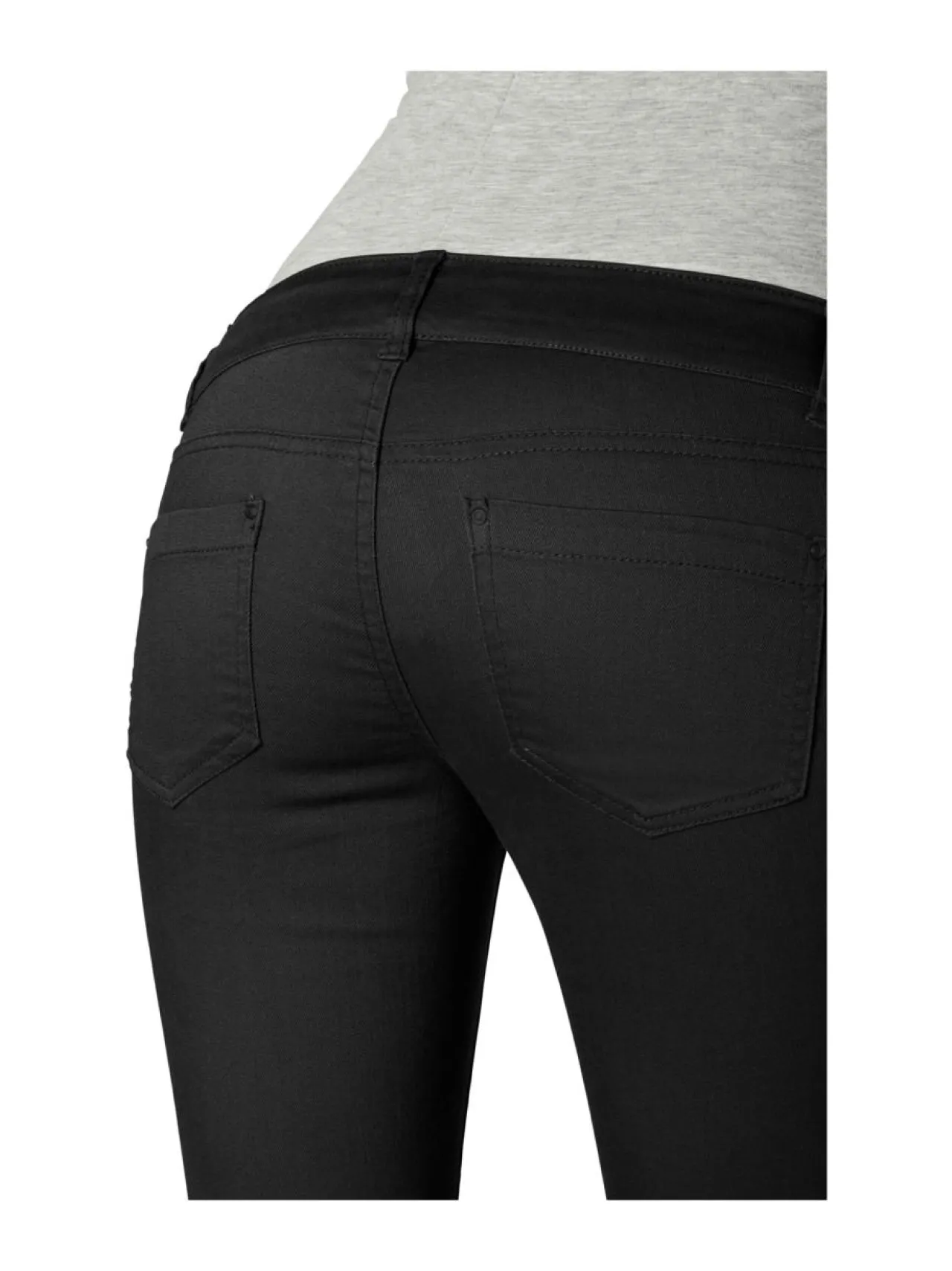 Mamalicious Shelly Black Slim Pants-Noos housut - musta^ Äitiysvaatteet