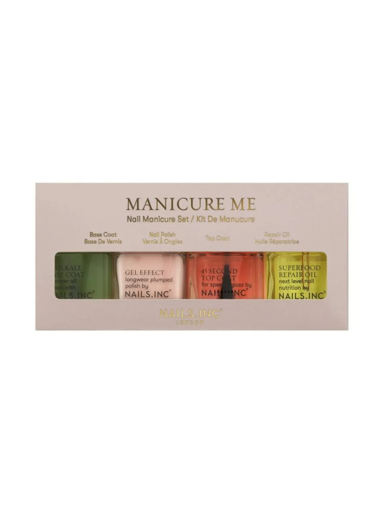 Kynnet<NAILS INC Manicure Me -kynsienhoitopakkaus 4x14ml