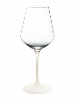 Lasit<Villeroy & Boch Manufacture Rock -punaviinilasi 4 kpl VALKOINEN