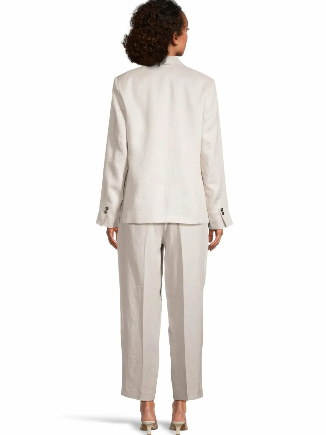 Housut<ESSENTIALS by Stockmann Margit-housut BEIGE