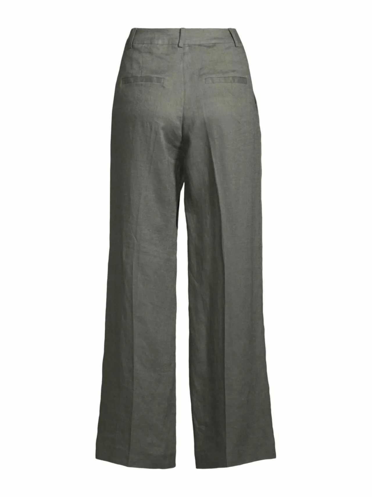 Housut<ESSENTIALS by Stockmann Marianne-housut KHAKI GREEN