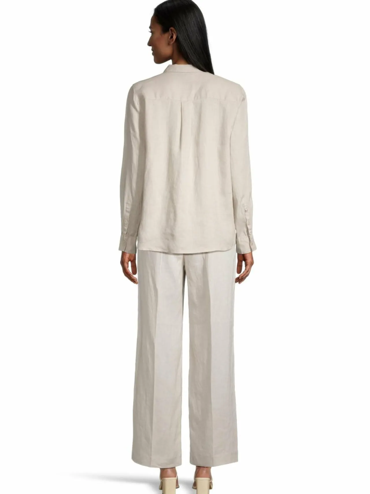 Housut<ESSENTIALS by Stockmann Marianne-housut BEIGE