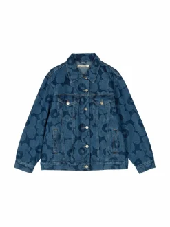 Takit<Marimekko Maridenim Murros Unikko -farkkutakki 550 MID INDIGO