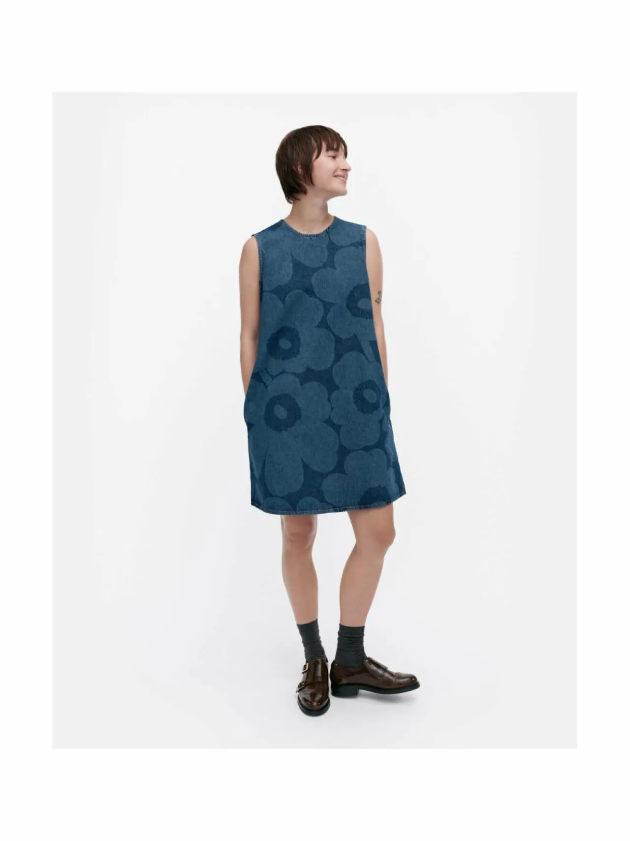 Marimekko Maridenim Somasti Unikko -farkkumekko^ Mekot