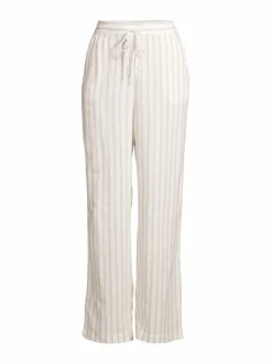 Yö- & Oloasut<A+more Marie-pyjamahousut OFFWHITE/BROWN