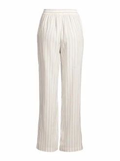 Yö- & Oloasut<A+more Marie-pyjamahousut OFFWHITE/BROWN