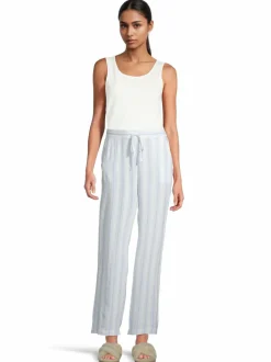 Yö- & Oloasut<A+more Marie-pyjamahousut OFFWHITE/BLUE