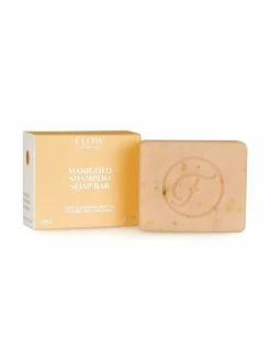 Flow Cosmetics Marigold Gentle Shampoo Bar for Normal and Curly Hair -hiussaippua 120 g^ Hiustenhoito