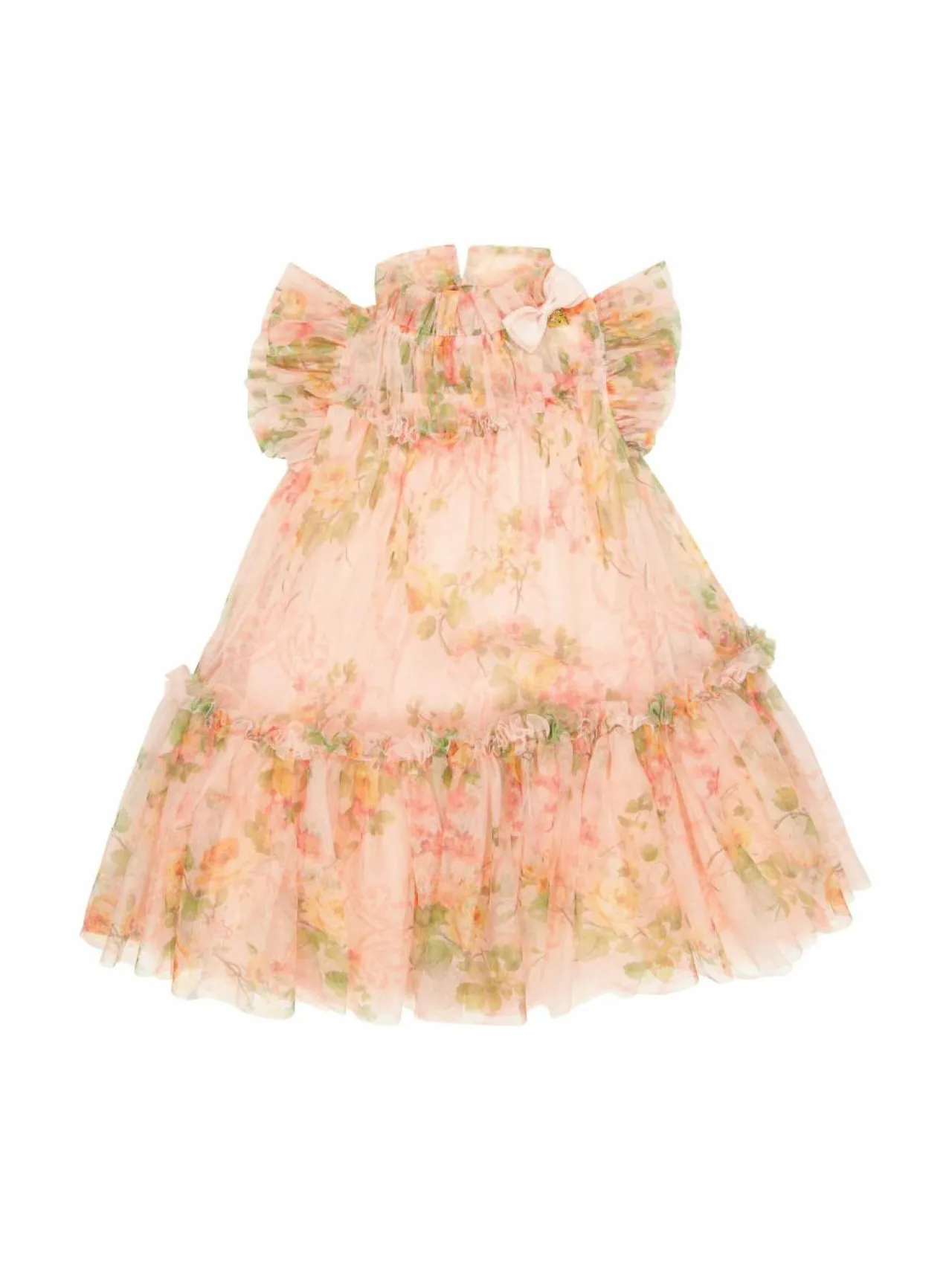 Mekot & Hameet<Angel's Face Marigold Primrose -mekko PEACH