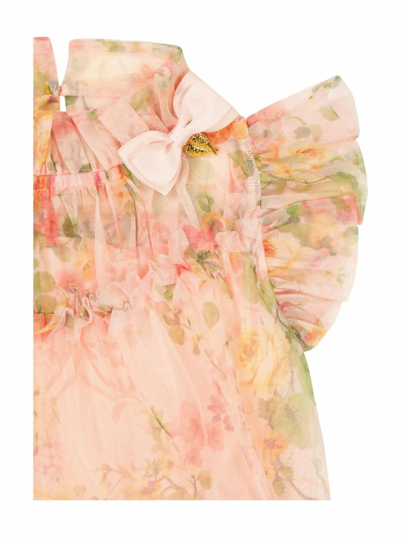 Mekot & Hameet<Angel's Face Marigold Primrose -mekko PEACH