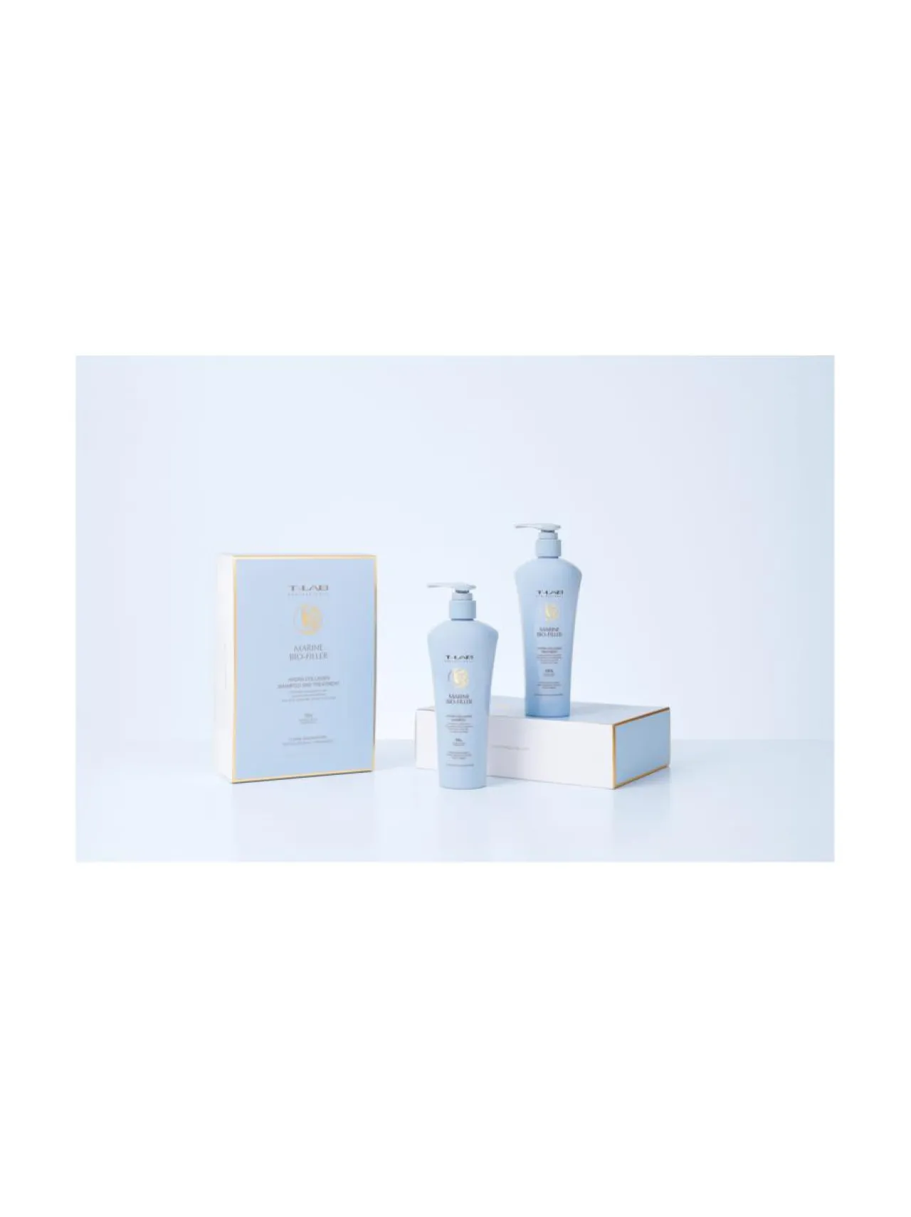 Hiustenhoitopakkaukset<T-LAB Professional Marine Bio-Filler Duo Set -hiustenhoitopakkaus, 2 tuotetta