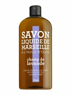 Terra Marseille Lavender Field Refill -nestesaippua 1000 ml^ Vartalonhoito