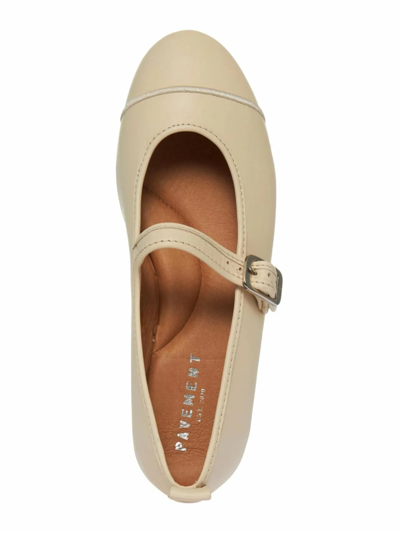 Avokkaat & Korkokengät<PAVEMENT Mary Jane -ballerinat 090 BEIGE