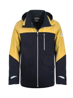Urheilutakit<Luoto MASTO Miesten veneilytakki YELLOW & NAVY