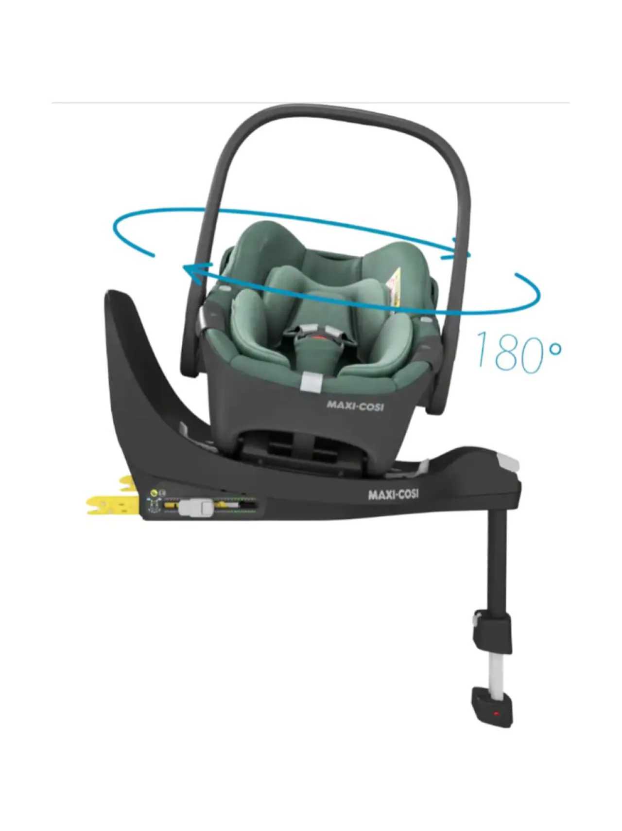 Turvaistuimet<Maxi-Cosi Pebble 360 i-Size turvakaukalo ESSENTIAL BLACK