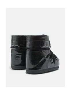 Talvikengät<Moon Boot MB Icon Low Glitter -talvikengät N001 BLACK