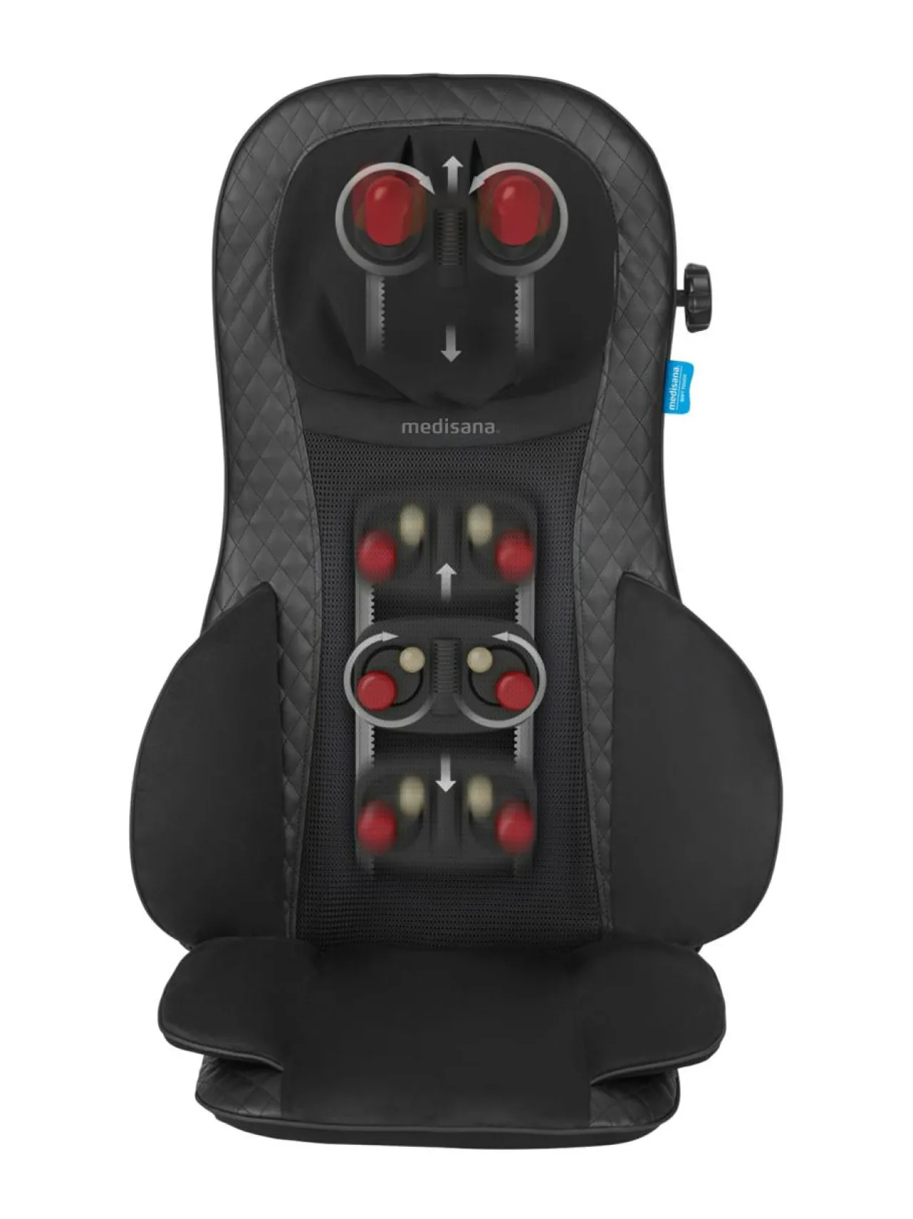Terveydenhoito<Medisana MCG820 Shiatsu-akupainanta hierontaistuin, musta