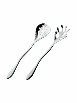 Aterimet & Tarjoiluvälineet<Alessi Mediterraneo-salaattiottimet TERÄS